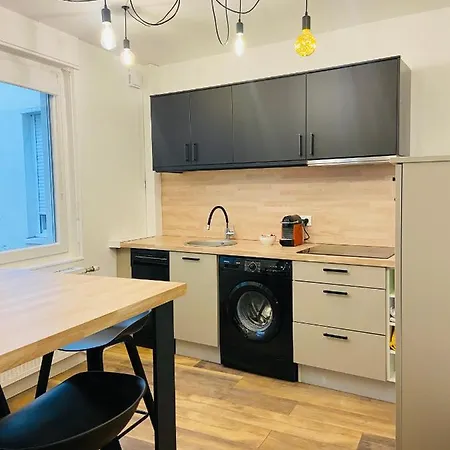 Appartement 2 chambres avec terrasse vue sur jardin arboré Pontarlier Extérieur photo